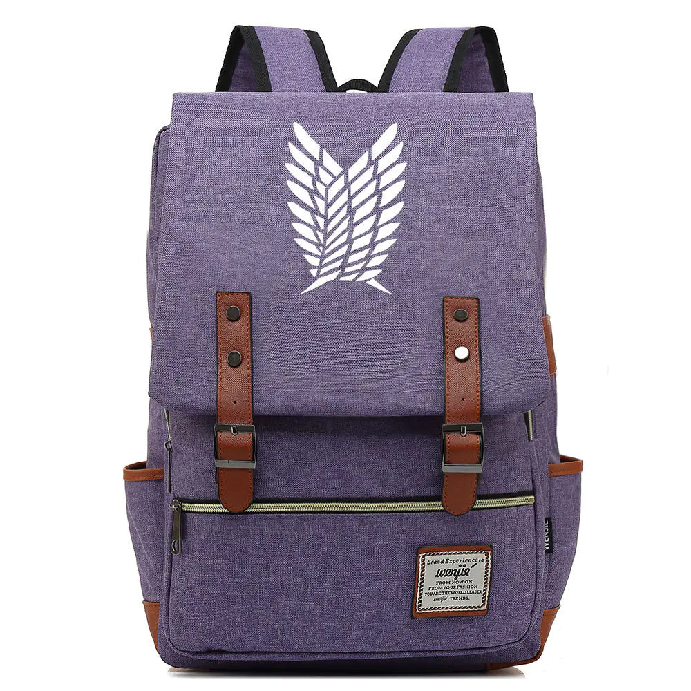 Attack on Titan Anime Backpack for Students, Unisex - My Anime Haven