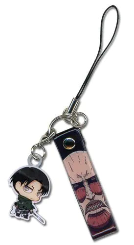 Attack On Titan Levi Metal Cell Phone Charm - My Anime Haven