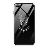 Glow-in-the-Dark Marvel Glass Case for iPhones