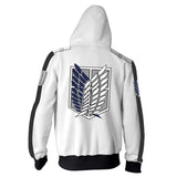 3D Printed Japanese Attack on Titan Hoodie Sweater