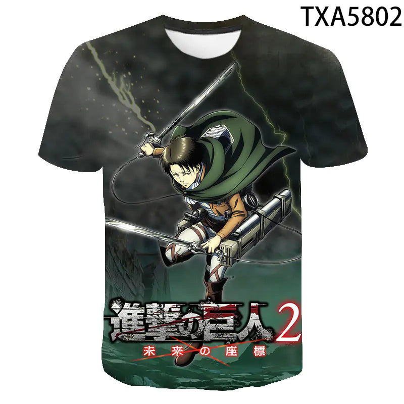 Attack On Titan Unisex Crew Neck T-Shirt - My Anime Haven