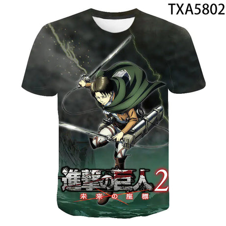 Attack On Titan Unisex Crew Neck T-Shirt - My Anime Haven