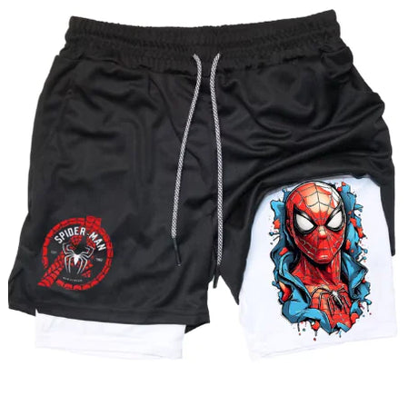 Marvel Spider-Man Venom Gym Shorts Men Fitness - My Anime Haven