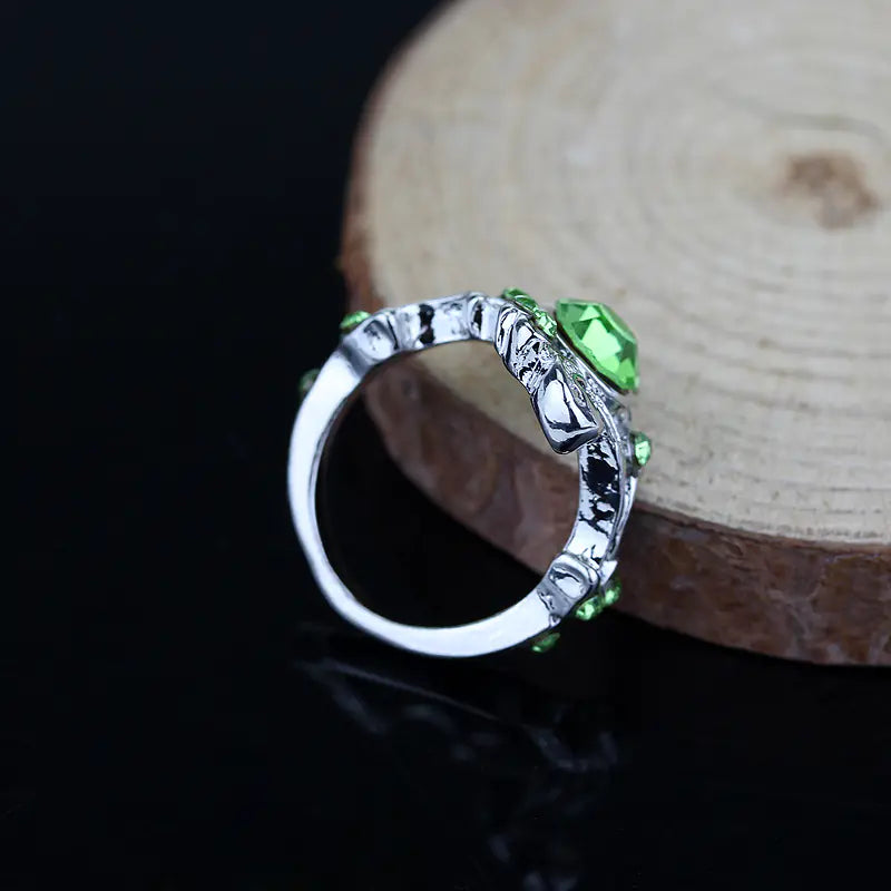Harry Potter Slytherin Gem Ring