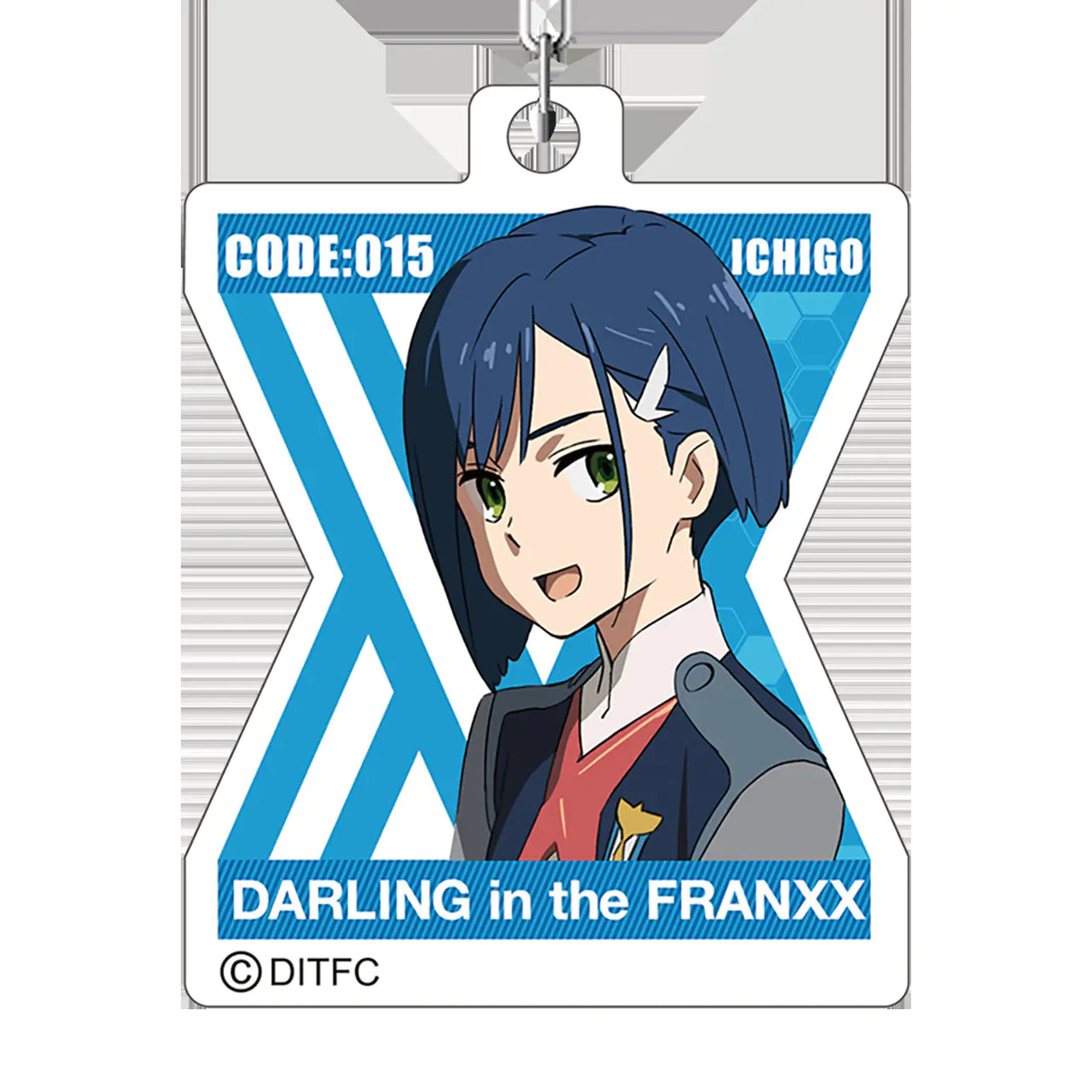 "Official DARLING in the FRANXX 02 Keychain"