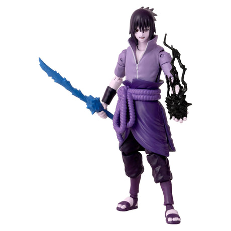 ANIME HEROES - Naruto Shippuden - Uchiha Sasuke Rinnegan/Mangekyo Sharingan Action Figure - My Anime Haven