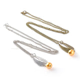Harry Potter Deathly Hallows Golden Snitch Necklace
