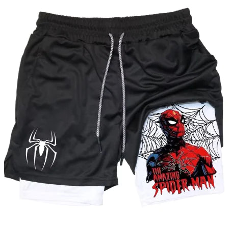 Marvel Spider-Man Venom Gym Shorts Men Fitness - My Anime Haven