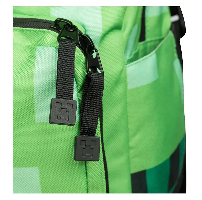 Minecraft Game Merchandise - Emerald Diamond Backpack