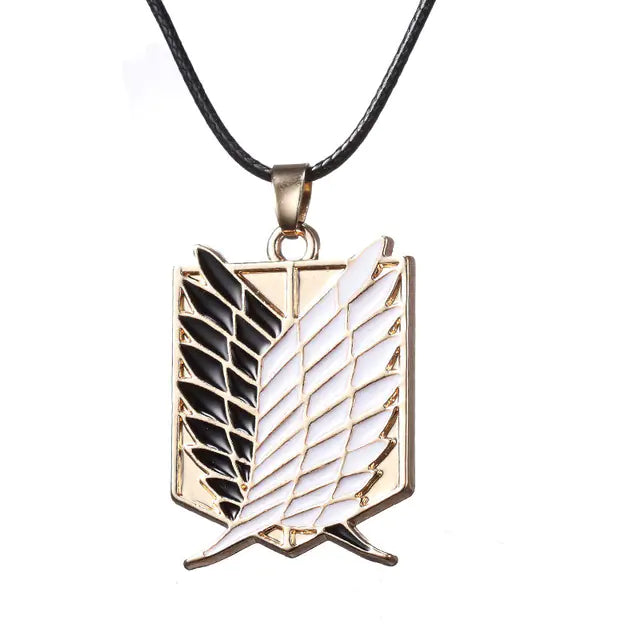 Attack on Titan Wings Necklace for Couples Gift - My Anime Haven