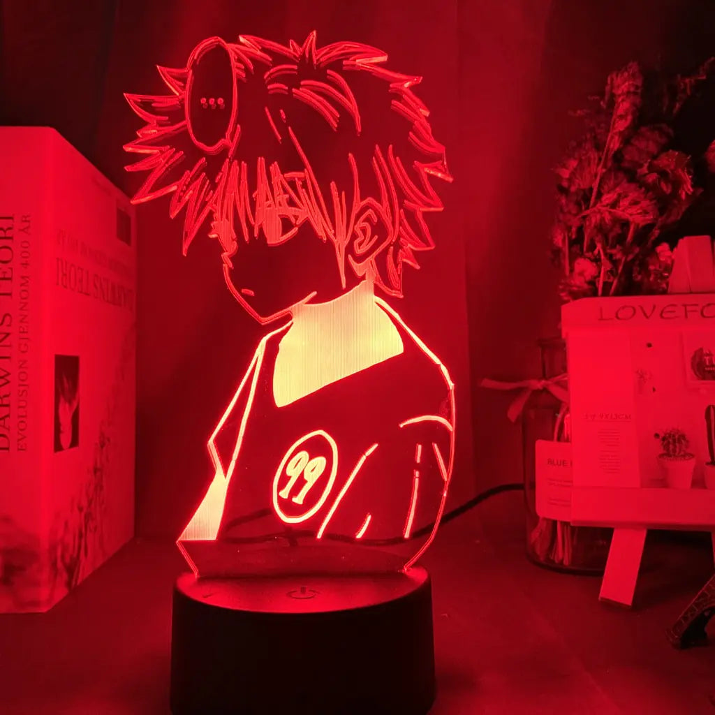 3D Hunter Killua Touch Control USB Night Light