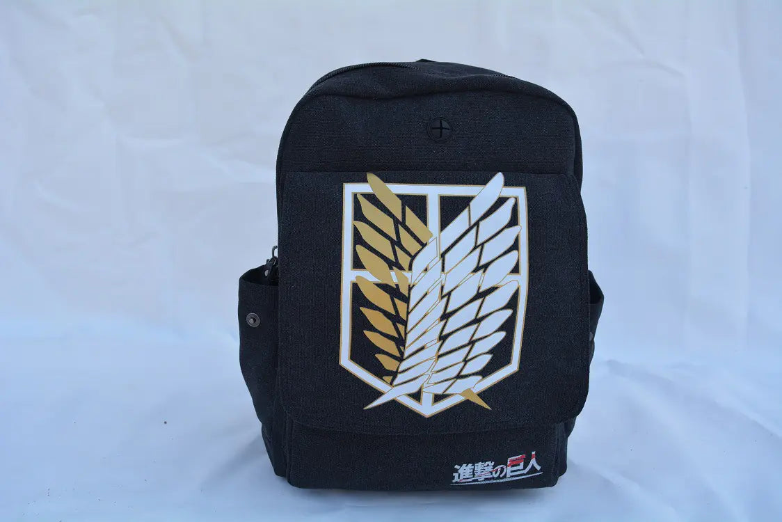 Attack on Titan Canvas Backpack for Students (Anime)