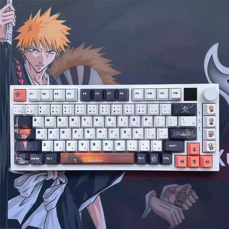 128 Keys Anime Bleach Keycaps for Cherry MX Switch Mechanical Keyboard - My Anime Haven
