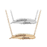 Wingardium Leviosa Harry Potter Alloy Feather Necklace