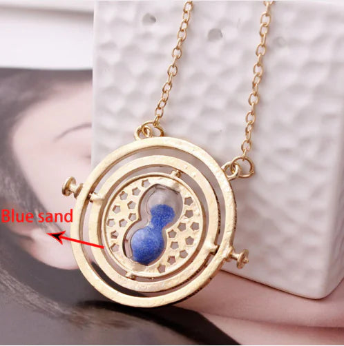 Harry Potter Hourglass Necklace - Time Turner Design