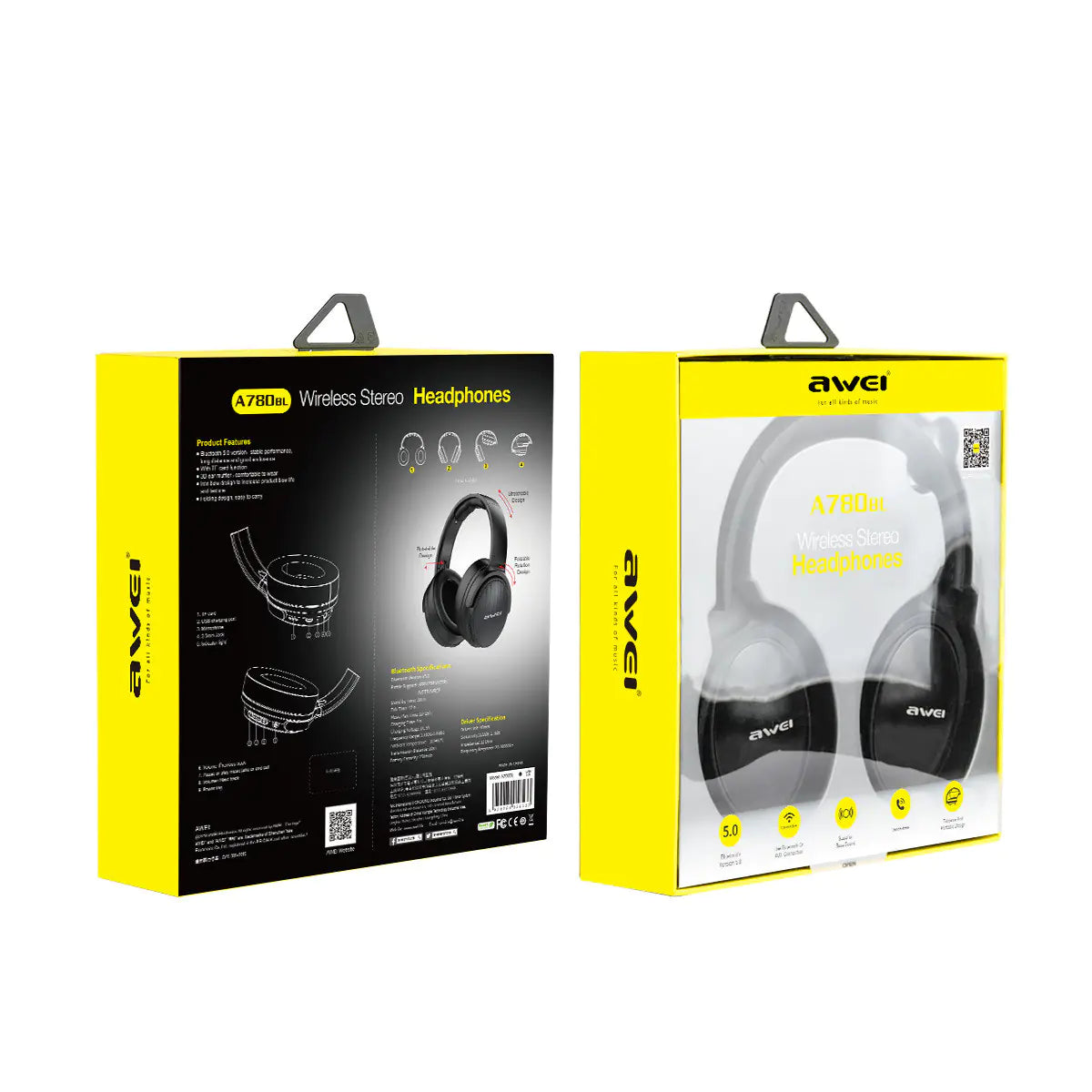 AWEI A780BL Wireless Bluetooth Gaming Headphones
