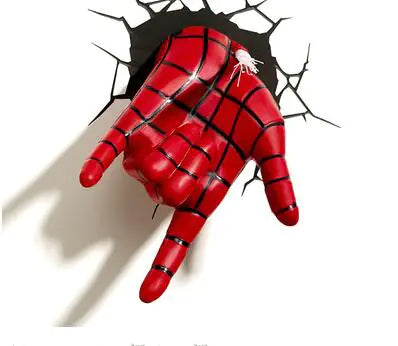 Marvel 3D Wall Light - Iron Man Mask & Thor's Hammer