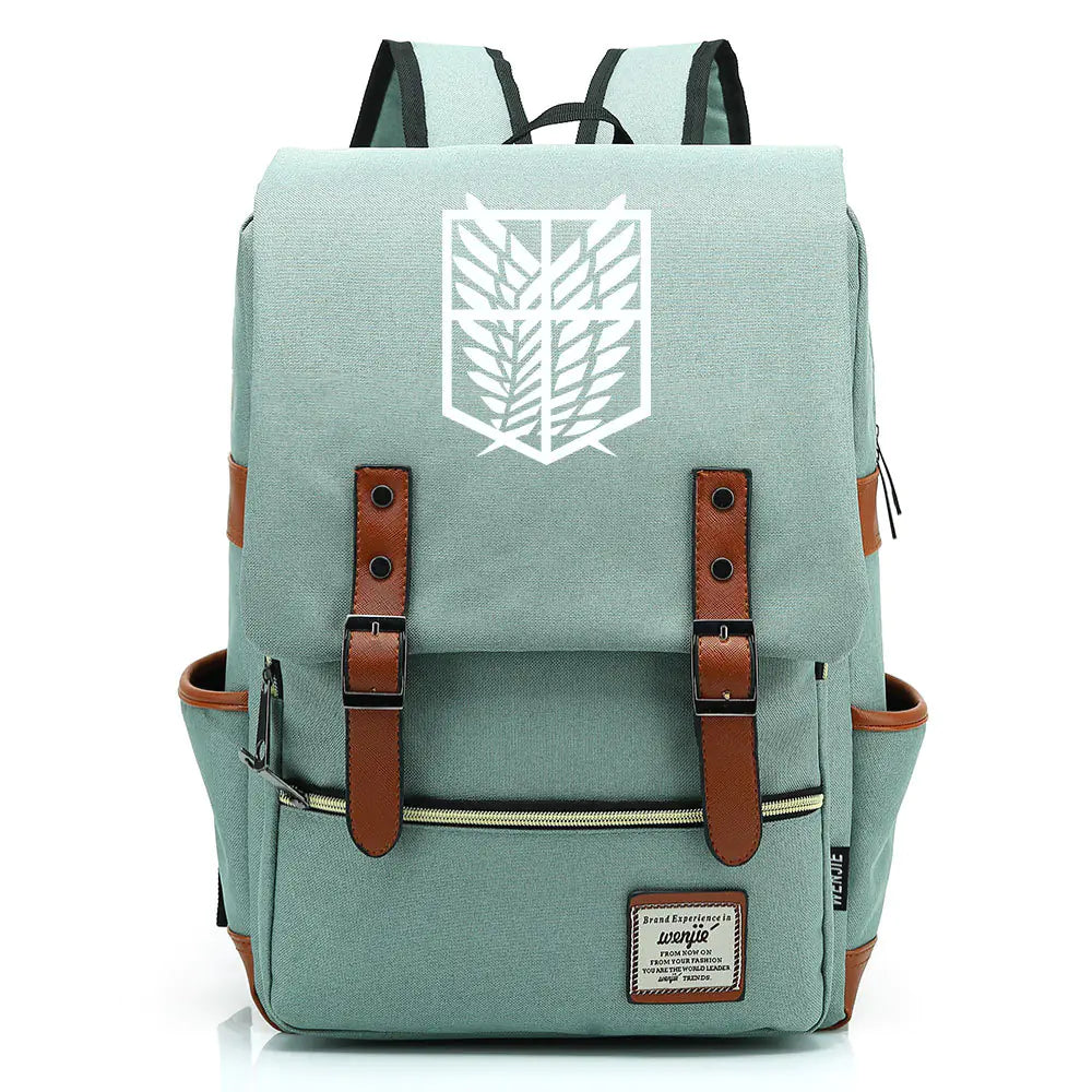Attack on Titan Anime Backpack for Students, Unisex - My Anime Haven