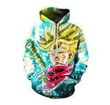 3D Hoodie with Dragon Ball Print - My Anime Haven