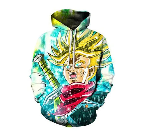 3D Hoodie with Dragon Ball Print - My Anime Haven