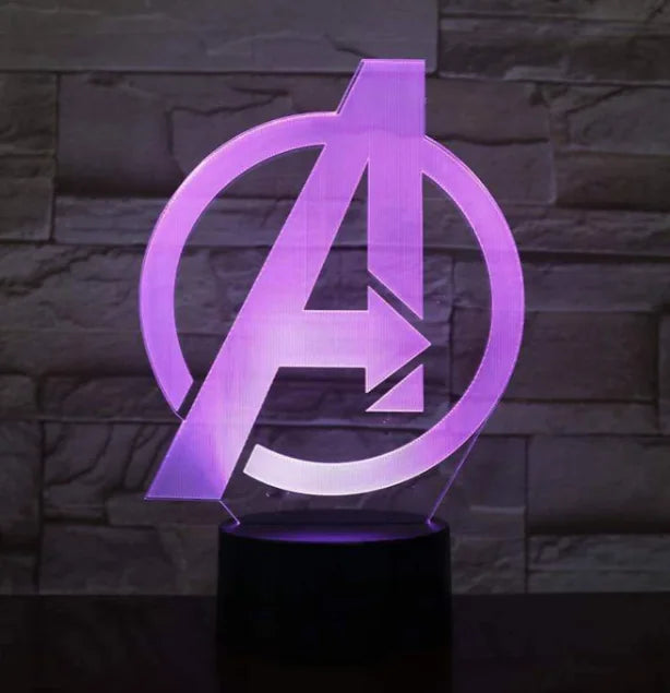 Marvel Avengers 3D Colorful LED Night Light