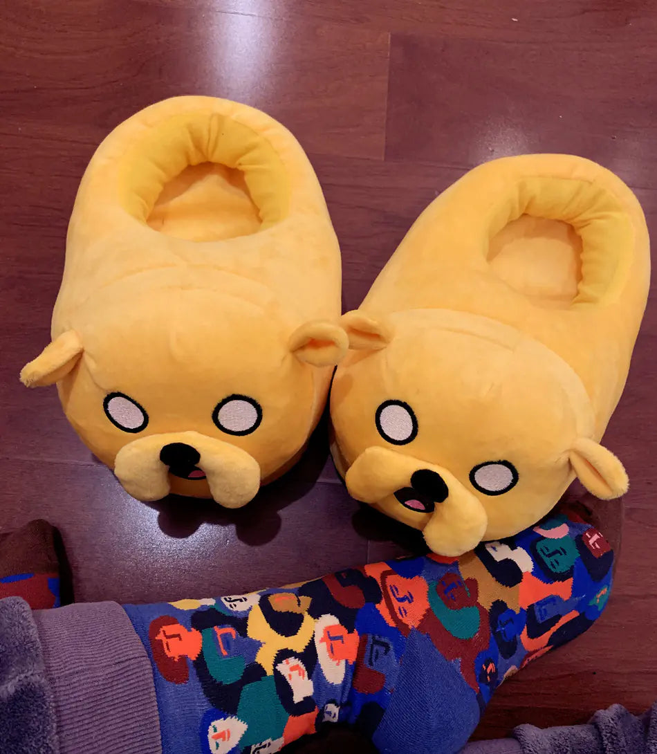 Adventure Time Finn and Jake Plush Slippers for Kids