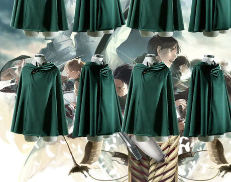 Attack on Titan Eren Cape and Uniform Costume - My Anime Haven