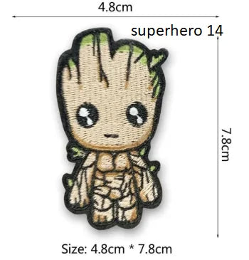 DC & Marvel Embroidered Heat Patches - My Anime Haven