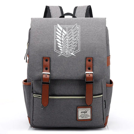 Attack on Titan Anime Backpack for Students, Unisex - My Anime Haven