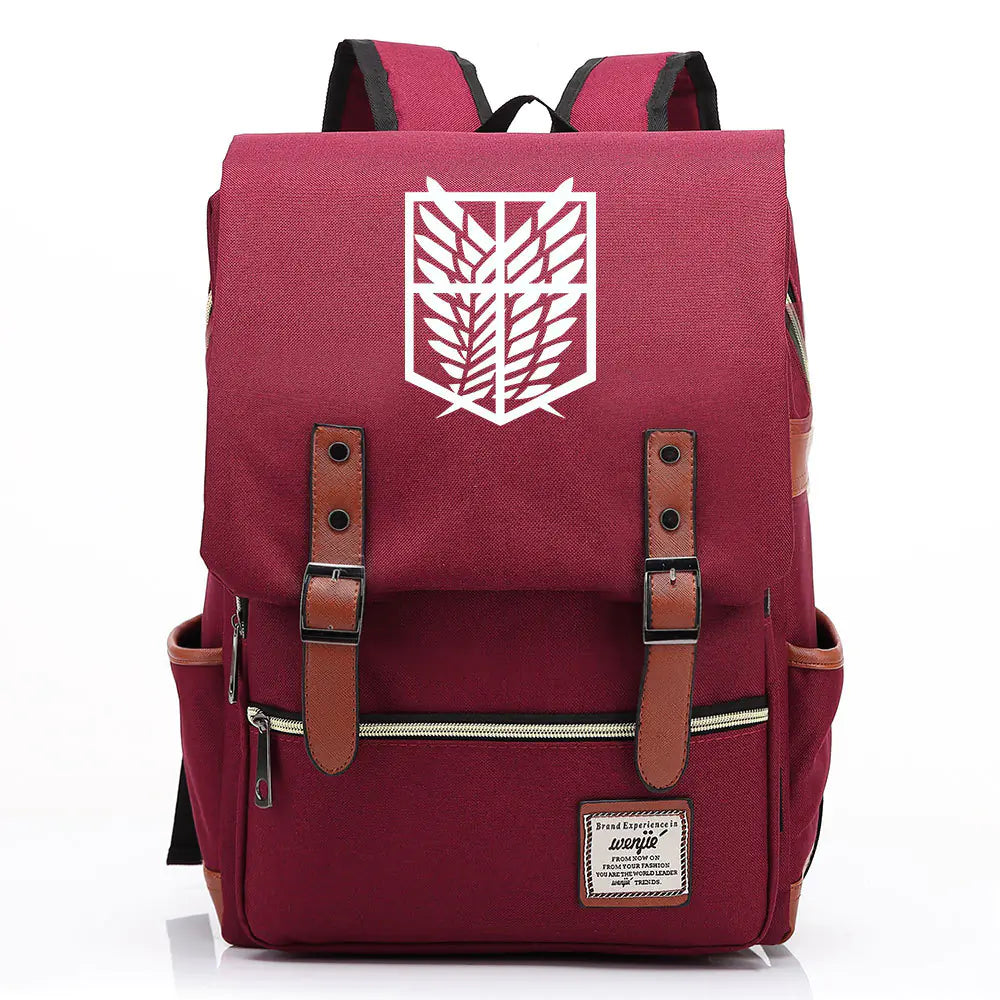 Attack on Titan Anime Backpack for Students, Unisex - My Anime Haven