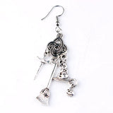 Vintage Harry Potter Punk Magic Earrings with Stars