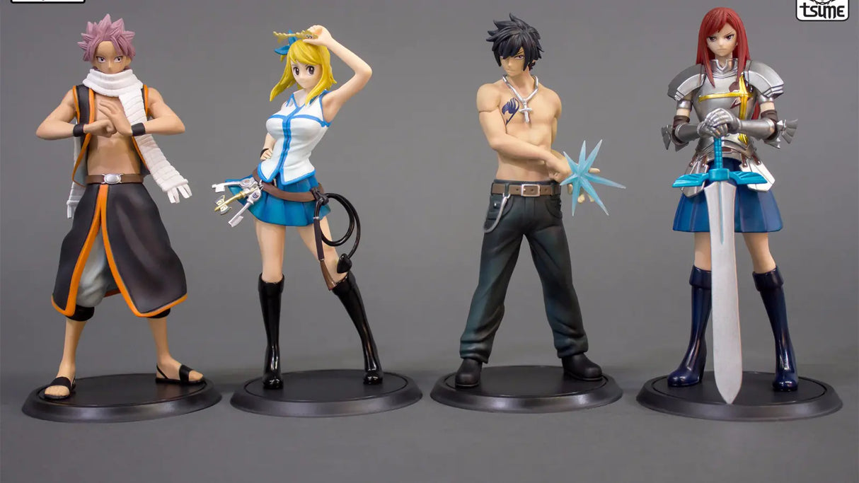 TSUME Fairy Tail SC Series Lucy, Gray, Erza & Natsu Figures - My Anime Haven