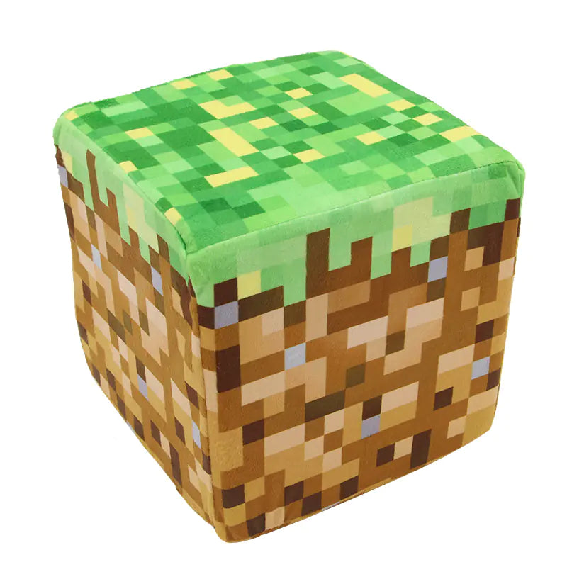 Minecraft TNT Block Plush Stool Toy and Pillow