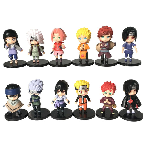 12pcs/set Naruto Anime Shippuden PVC Figures Toys - My Anime Haven