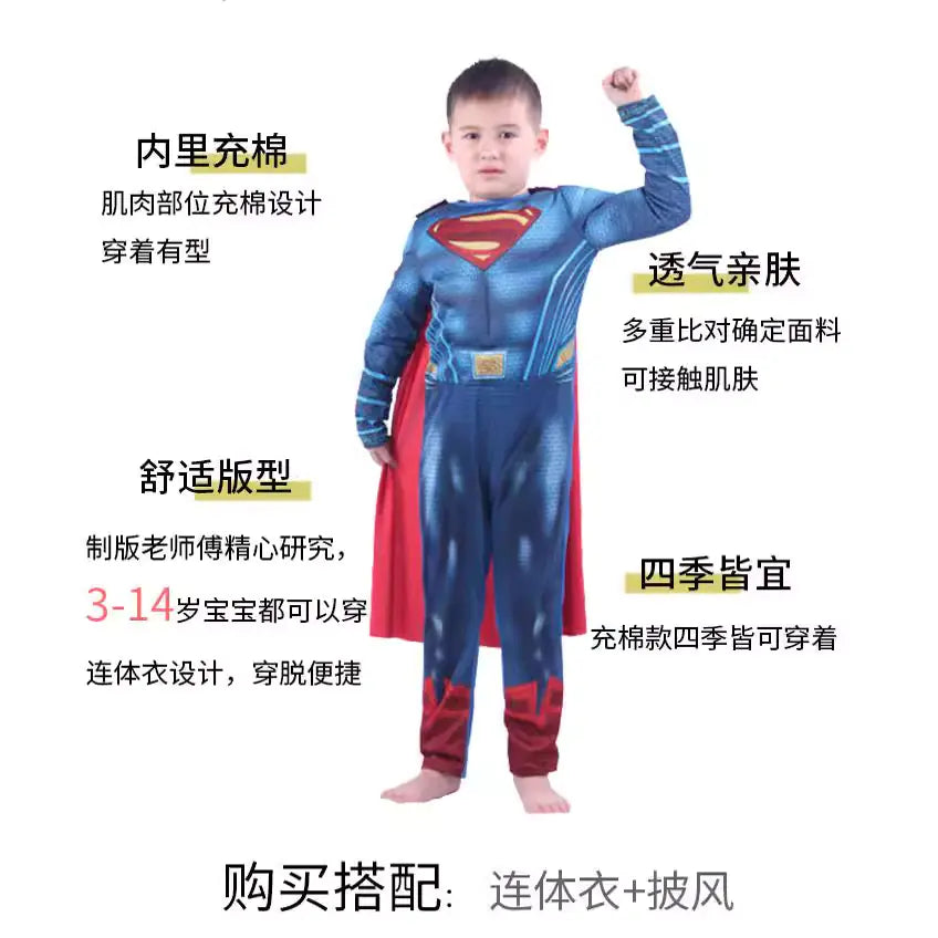 Kids Superhero Costume Marvel Iron Man Cosplay Outfit