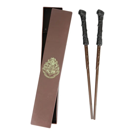 Paladone Harry Potter Wand Chopsticks in Box | Includes 2 Chopsticks & Storage Case | Practical & Magical Harry Potter Dinnerware Gift For Fans - My Anime Haven