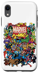 iPhone XR Marvel Comics Group Shot Case