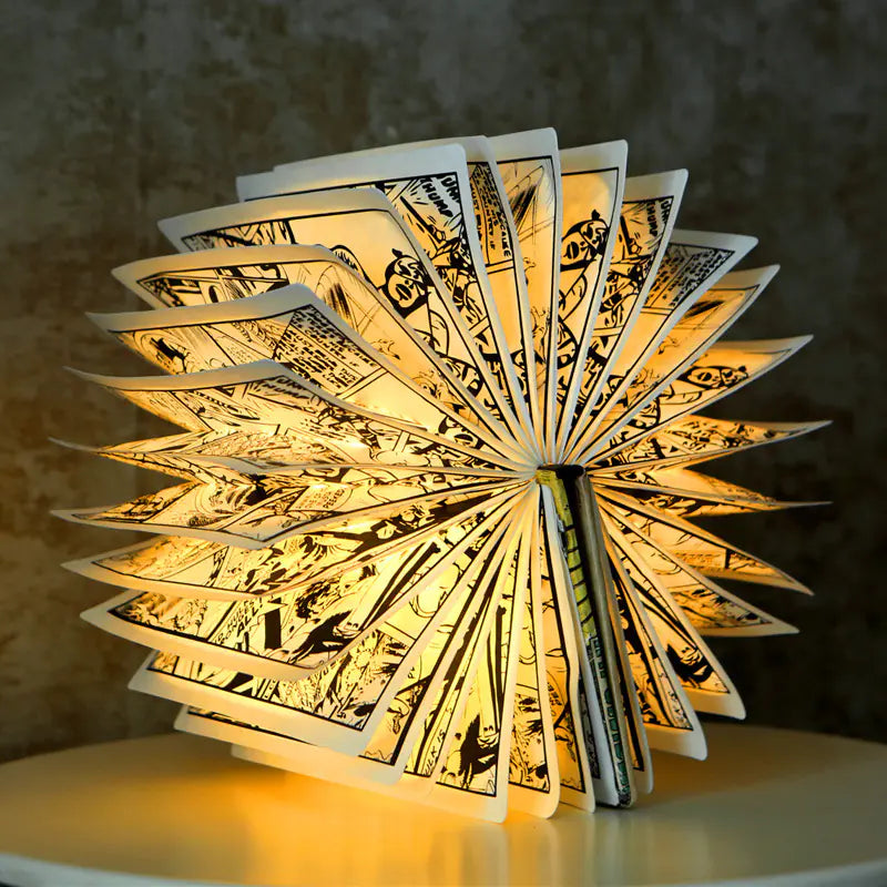 Marvel Retro Comic Folding Book Light - LED Night Lamp