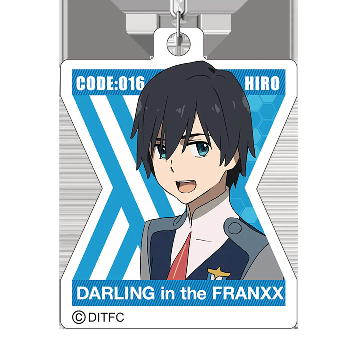 "Official DARLING in the FRANXX 02 Keychain"