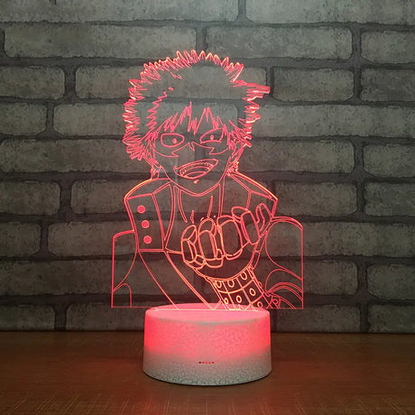 3D My Hero Academia Shoto Todoroki LED Night Light - My Anime Haven