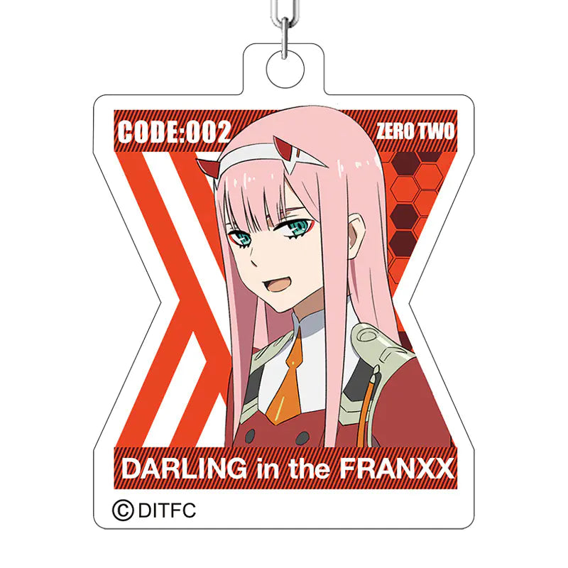 "Official DARLING in the FRANXX 02 Keychain"
