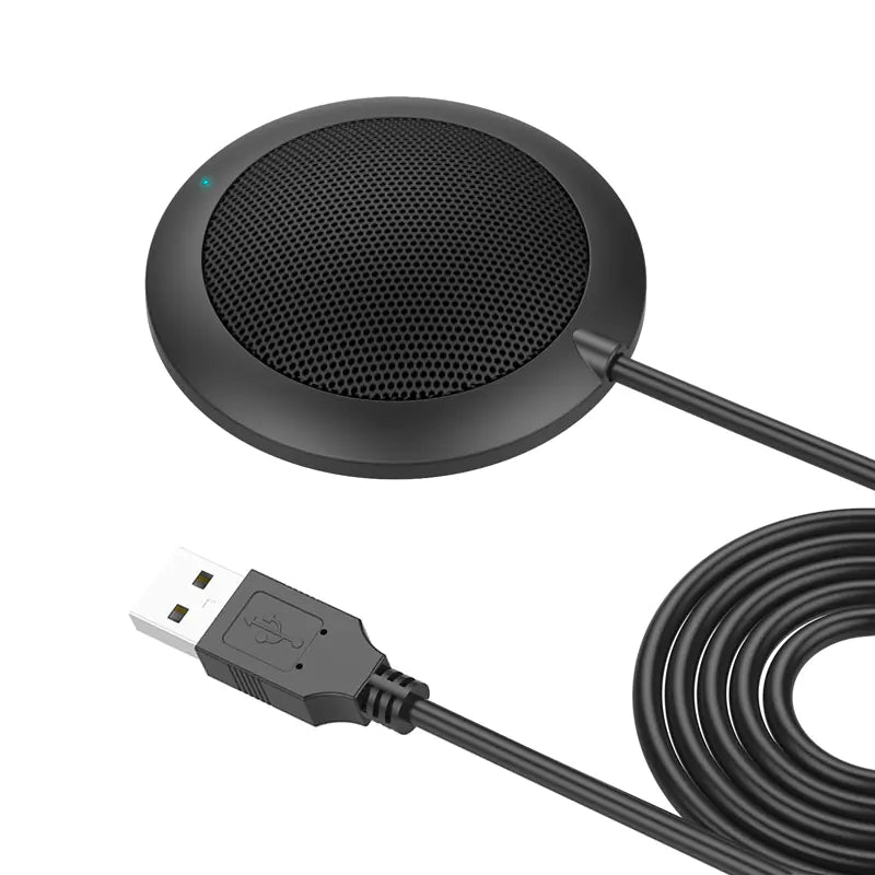 USB Omnidirectional Microphone for Gaming and Meetings