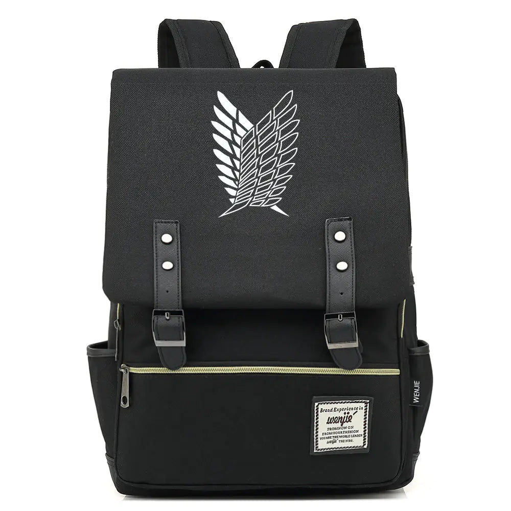 Attack on Titan Anime Backpack for Students, Unisex - My Anime Haven