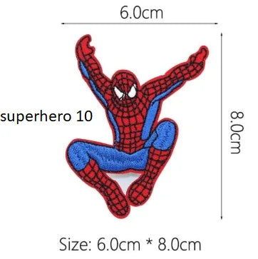 DC & Marvel Embroidered Heat Patches - My Anime Haven