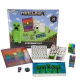 Minecraft Kids Coloring Art and Sticker Set 30 Pcs. School & Craft Supplies with Pencil Case