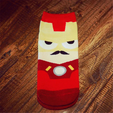 Marvel Superhero Ankle Socks for Men - My Anime Haven
