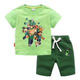 Minecraft Kids Cotton T-Shirt and Shorts Set