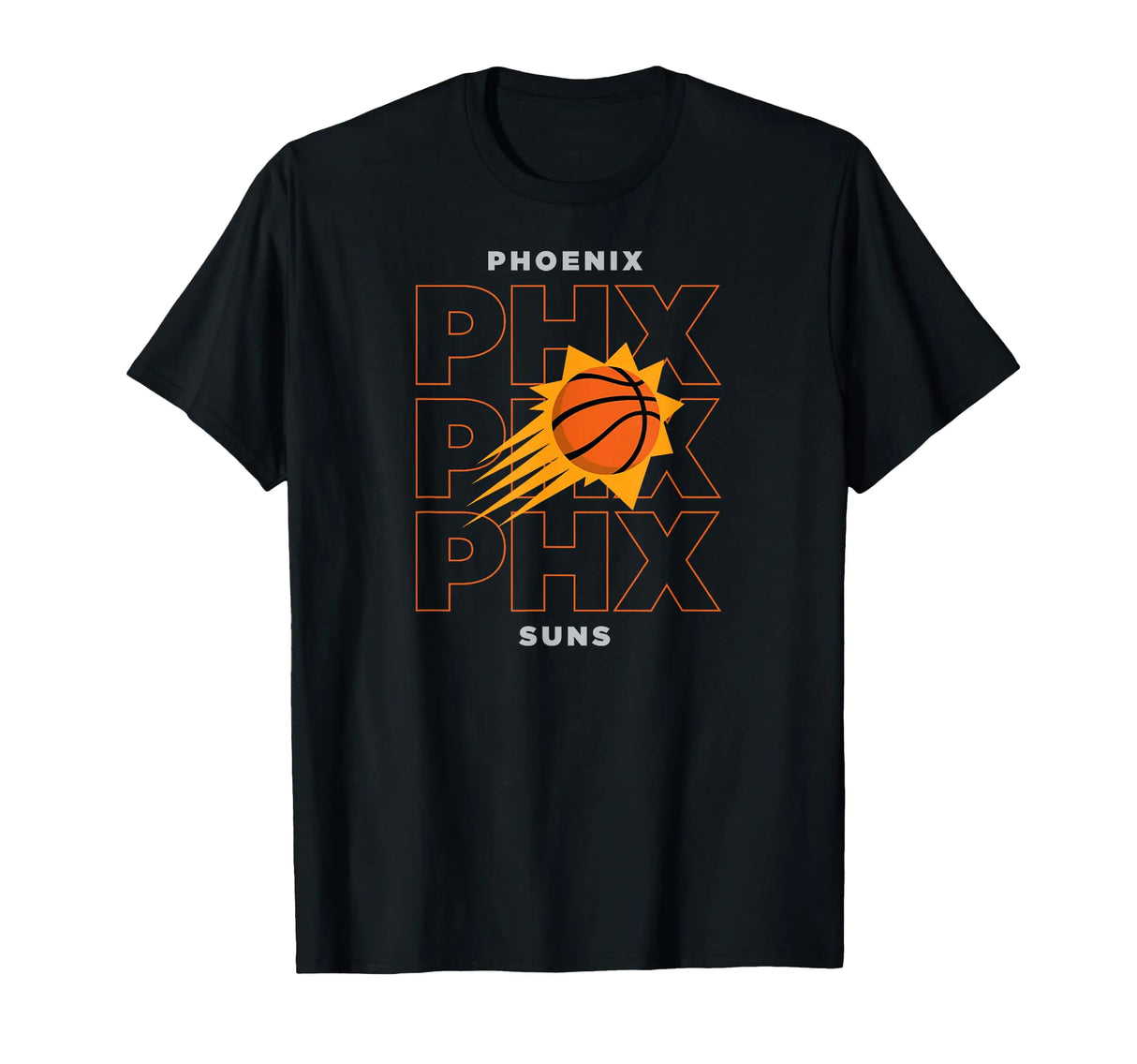 NBA Phoenix Suns Stacked City Logo T-Shirt