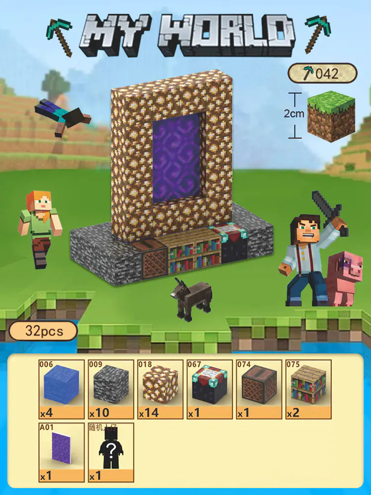 2023 New Minecraft Magnetic Building Blocks Set