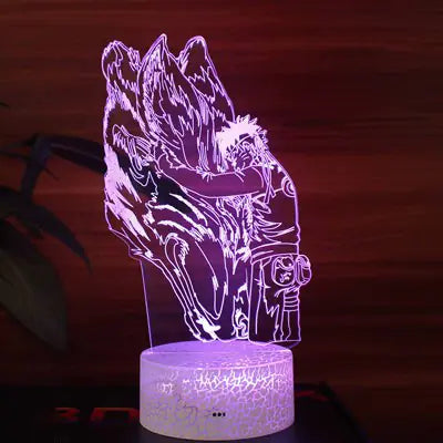 3D Naruto and Sasuke LED Night Light Table Lamp - My Anime Haven